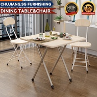 Foldable table simple dining table rental house household simple small family rental house square table dining table dining table stall table