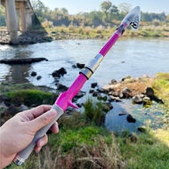 Ghotda Mini Fishing Rod Telescopic Spinning/Casting Lure Travel Fishing Pole High Sensitivity Tilapi