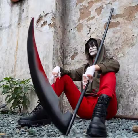 Isaac·Foster Zack Sickle Prop Game Angels of Death Cosplay Prop Halloween Carnival Custom Hand Made