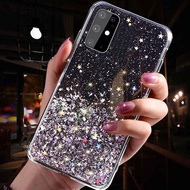 For OPPO R17 A71 F7 A3 R15X K1 A7 A5S F11 R17 Pro Phone Case Luxury Colorful Glitter Bling Stars Sky Soft Transparent TPU Shockproof Anti-scratch Protection Back Cover