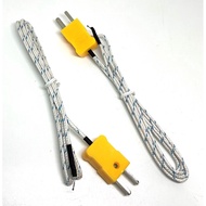 Type.K Thermocouple Cable Plug Type Temperature Measurement 0 -260C Length 1 Meter