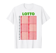 Lottery Lotto Ticket Party Halloween Costume Cosplay Winner T-Shirt