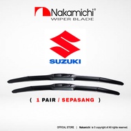 [SUZUKI] NAKAMICHI NRD20 NRF30 Wiper 1 Pasang Depan Suzuki Swif Grand Vitara Alto SX4 Ruhe Germany A
