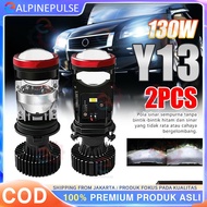 2PCS Car and Motorcycle Led Lights H4 Mini Projector Projector Y7D Y13 Y14 Y15 Super Bright 100-150 