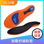 進口美國PORON材料高彈運動減震舒適鞋墊（保護足底筋膜）-35-38碼