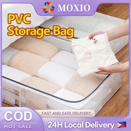 30L 70L 90L Folding Steel Frame Storage Box Home Clothes Quilt Under Bed Transparent Storage Box