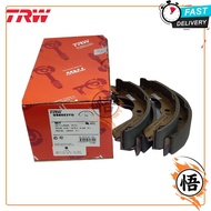 TRW Proton Saga LMST Iswara 12V Wira Satria 1.3 1.5 Rear Brake Shoe Lining Set GS8553YO FK6712 K6712