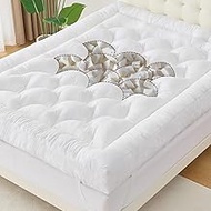 WhatsBedding 5 Inch Memory Foam Mattress Topper Full Size, Supportive Fluffy Shredded Memory Foam Fi