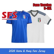 SFS 2026 Italy Jersey Football Soccer Jersey Sport Top Fans Version S-4XL