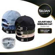 GILDAN PRIME Plain Solid Brimless Cap Adjustable Skull Baseball Cap Viral Topiah Fashion Docker Hat 