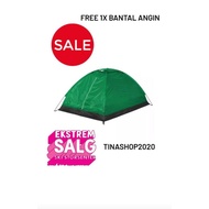 2 pax Manual Tent Super Easy Camping Tent 2 Person Khemah Camping 2 Orang