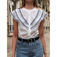 FYF_A1246 - Hollow-Embossed Blouse