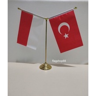 Flag 2 countries INDONESIA and Türkiye