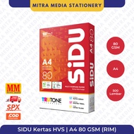 Sinar Dunia SIDU A4 80 GSM Gram HVS Paper / A4 80 GRAM Paper / Photocopy Paper / RIM / 500 Sheets