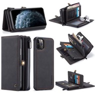 CaseMe Apple iphone 11 Pro 拉鏈銀包 翻蓋皮套 018系列 磨砂皮紋 可插卡 收納 手機套