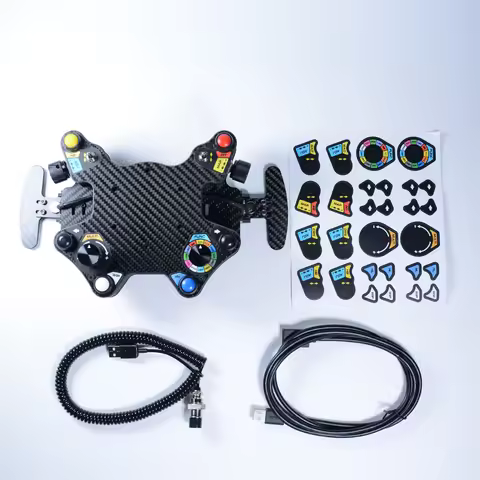 Simracing steering wheel for PC control Button Racing HUB Instrument Paddle Shifter Racing wheel joy