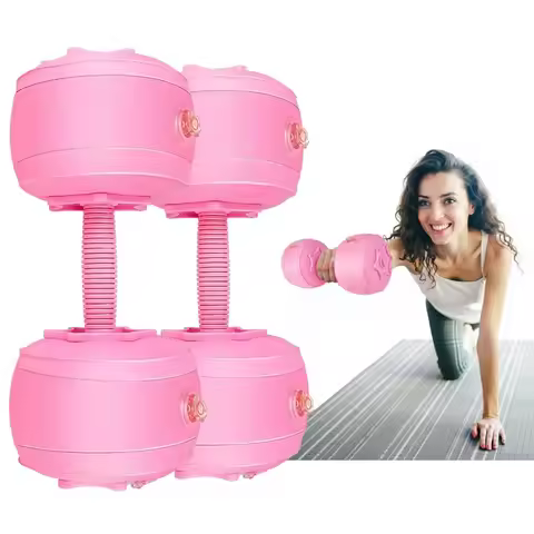 Water Filled Dumbbells Set - Water Filled Weights - Portable Travel Weights - Weights Adjustable Dum
