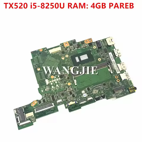 NBVH011003 For ACER TX520 Laptop Motherboard With CPU: SR3LA  i5-8250U RAM: 4GB PAREB MB 8L Mainboar