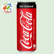 COKE ZERO ON SUGAR IN CAN 325ML