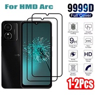 1-2 Pcs HMD Arc Tempered Glass Screen Protector For HMD Pulse Pro Plus Skyline Fusion Crest Max 9D F