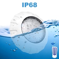 45W LED ไฟสระว่ายน้ำไฟใต้น้ำสระว่ายน้ำรีโมทคอนโทรลไฟ กันน้ำสระว่ายน้ำไฟสวนพรีเมี่ยมไฟสระว่ายน้ำกลางแ