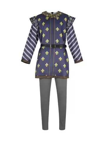 Shrek cosplay costume Prince Charming Costume Coat Pant Full Suit Halloween Outfit