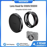 NEEWER CA086 Black Round Lens Hood Compatible with Fujifilm X100V & X100VI