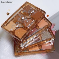 【Louisheart】 DIKALU Bear Swan Ballet Six Eyeshadow Palette Matte Fine Glitter Pearlescent Smoky Grey