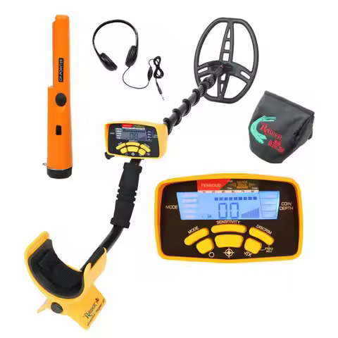 MD-6450 Metal Detector High Sensitivity Gold Nuggets Digger Deep Underground Metal Scanner Finder Tr