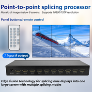 3x3 Video Wall Controller 1080P Processor MultiScreen Stitching 60Hz 1Input 9 Out HDMI-compatible TV