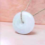 【願‧平安】紫羅蘭翡翠平安扣項鍊 | 天然緬甸玉A貨翡翠 | 送禮