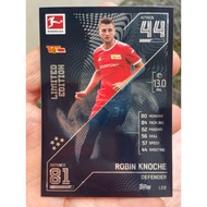 TOPPS BUNDESLIGA CARD ROBIN KNOCHE MATCH ATTAX