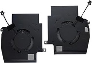 Replacement New CPU+GPU Cooling Fan for DELL Alienware X16 R1 NS8CC24-22F13 NS8CC23-22F12 DC12V 0.50