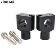 Motorcycle 7/8" 1" Handlebar Riser Clamp Aluminum For Harley Yamaha BMW Aprilia Honda CBR Bobber Cho
