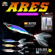 FISHING BAIT MICRO JIG RIPTIDE ARES MICRO JIG ELECTROPLATTED COLOR WEIGHT 5 10 15 20 GRAM Victory Tr