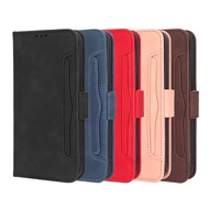 Flip Case for Google Pixel 3a 4 5 XL 4a 5a 4g 5g Soft Casing Card Slots Holder Silicon Leather Stand Cover