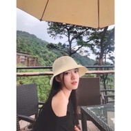 🌸Giá lẻ bằng sỉ 🌸 Mũ cói chữ M mềm nhẹ mũ thời trang nữ đội cực xinh đi chơi du lịch đi biển