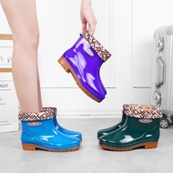 Rain Boots for Women - Anti-Slip PVC Waterproof Shoes
