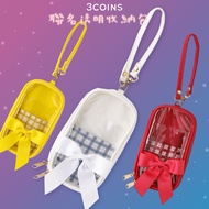 3COINS [Push しの子] Co-Branded Multifunctional Transparent Storage Bag