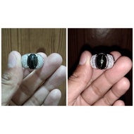 Cincin - Batu Delima Hitam Star