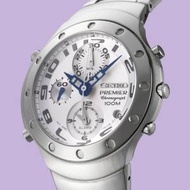 全新Seiko Premier 7T32-6H80 Alarm Chr...