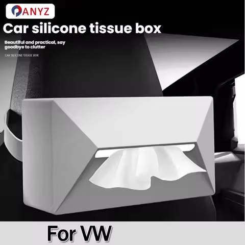 VW T5 Box-Cyber For VW Volkswagen GOLF6 5 7 t5 t7 MK6 MK7 POLO Car Tissue Box-Cyber Silicone Tissue 