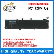 4GVGH 11.4V 84Wh 7400mAh Genuine Original Laptop Battery For Dell XPS 15 9550 P56F P56F001 Precision