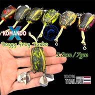 🔥HOT ITEM🔥X~KOMANDO BOGGY FROG TURBO BKK HOOK 3.8cm/7gm