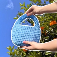 [Colorful] Mandu Bag - handmade crochet by Moochet Dumpling Bag