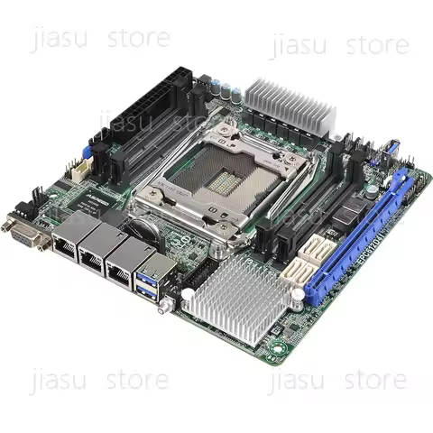 Good condition Asrock Rack EPC612D4I mini ITX Server motherboard Intel Xeon E5-1600/2600 v3/v4 LGA 2