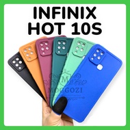 SOFTCASE MACARON INFINIX HOT 10S/HOT 10T CASE PRO CAMERA MACARON WARNA 3D