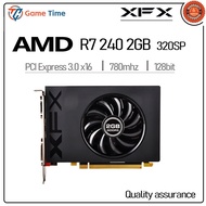 Used XFX Radeon R7 240A 2GB Video Cards GPU For AMD Radeon R7240A GDDR5 128bit Graphics Screen Cards