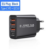 48W Multi-Port USB Quick Charger Charger Type-C Fast Charging Charger Universal Wall Adapter For Sam