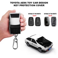 MOOGU Toyota AE86 TOY CAR Design Car Key Remote Protection Key Cover Casing for Toyota Corolla Cross / Cross Hybrid / Altis / Camry / CHR